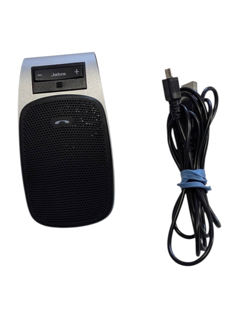 Jabra Drive Bluetooth In-Car Speakerphone Black USB Wire Tested USA Duty Paid
